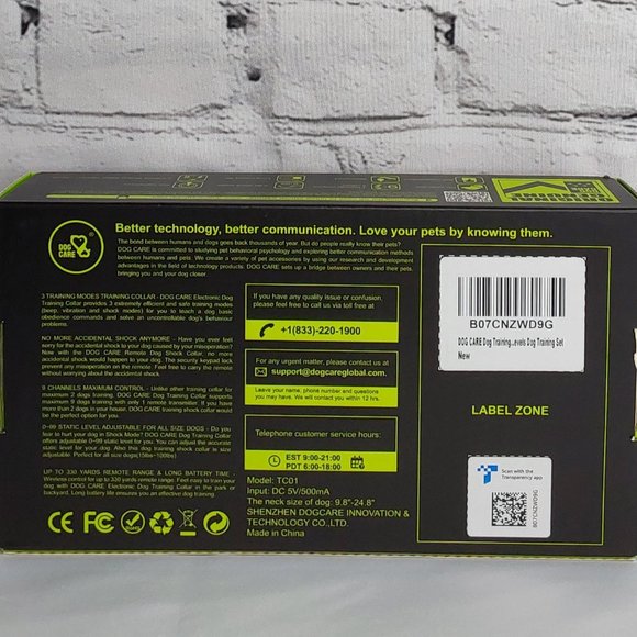 'DOG CARE' RECHARABLE DOG TRAINING COLLAR COMPLETE SYSTEM WATERPROOF - Picture 4 of 16